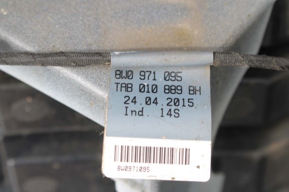 AUDI A4 8W PRZÓD maska błotniki zderzak przedni 2Y2Y LS9R Biały B9 8W0807065 8W0807611 8W0821105A 8W0821106A 8W0823029 8W0807681