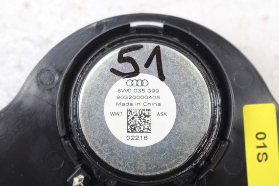 AUDI A4 SEDAN GŁOŚNIKI NAGŁOŚNIENIE 8W5035412 8W5035411 8W0035415 8W0035454 8W0035399 8W5035399 KOMPLET GŁOŚNIKÓW ZESTAW GŁOŚNIK