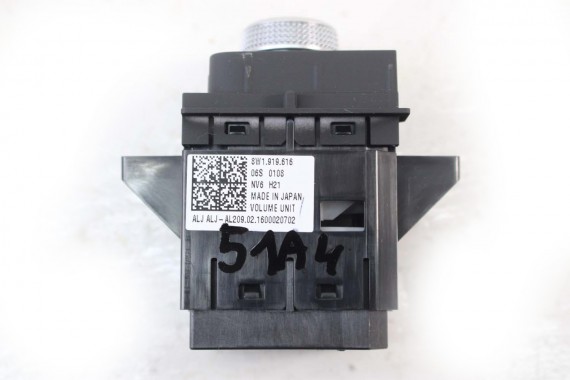 AUDI A4 A5 GAŁKA STEROWANIA MMI 8W1919616 8W1919616 panel 8W PANEL PRZEŁĄCZNIK RADIA PRZYCISK POTENCJOMETR 8W1919616 8W1919616