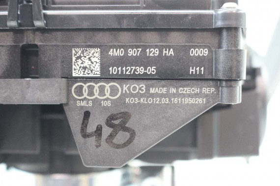 AUDI A4 MANETKI + TAŚMA AIR BAG 4M0907129HA 4N0907129S 4N0907129KH 4N0907129PE 4N0907129MN przełączniki kierownicy moduł manetka