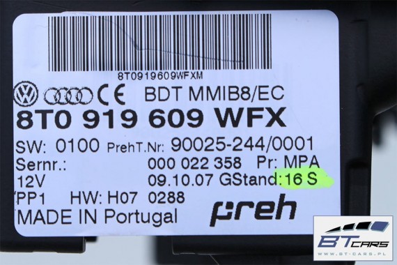 AUDI A4 A5 Q5 PANEL GAŁKA MMI 2G 8T0919609 8T0919611 8K 8T 8R 8T0 919 609 WFX czarny 8T0919609 8T0919611 8T0919609 8T0919611