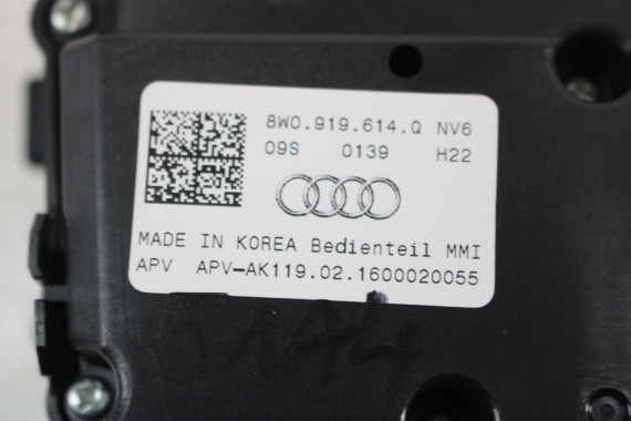 AUDI A4 A5 PANEL MMI GAŁKA STEROWANIA MMI 3G+ 8W0919614Q 8W0919614Q 8W0 919 614 Q 8W 8W0919614Q 8W0919614G 8W0919614Q 8W0919614G