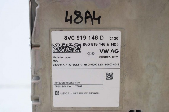 AUDI A4 A6 A7 Q7 TT TUNER TV 8V0919146D 8V0919146B 8V0919146D DVB DTV moduł sterownik 8V0919146 8V0919146D 8V0919146B 8V0919146D