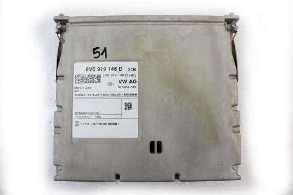 AUDI A4 A6 A7 Q7 TT TUNER TV 8V0919146D 8V0919146B 8V0919146D DVB DTV moduł sterownik 8V0919146 8V0919146D 8V0919146B 8V0919146D