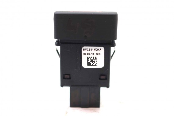 AUDI A4 A5 PRZYCISK ŚWIATEŁ AWARYJNYCH 8W0941509A 8W0 941 509 A 8W F5 B9 włącznik 8W0941509A 8W0941509A 8W0941509A 8W0941509A