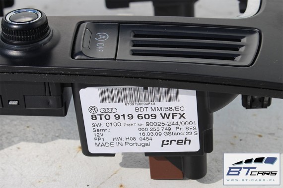 AUDI A4 A5 Q5 PANEL GAŁKA MMI 2G 8T0919609 8T0919611 8K 8T 8R 8T0 919 609 WFX czarny 8T0919609 8T0919611 8T0919609 8T0919611