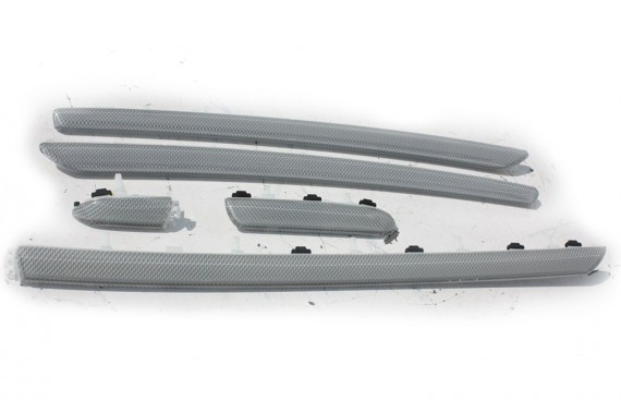 AUDI A3 LISTWY OZDOBNE LISTWA OZDOBNA DEKOR 8V 8V1853191B 8V1853189B 8V1853190B 8V3867409B 8V3867410B WC1 - transparentny 8V 8V0