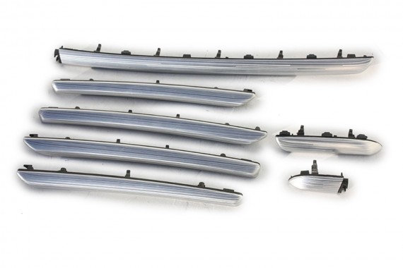 AUDI A3 LISTWY OZDOBNE KOMPLET LISTEW LISTWA 8V 8V1853191A 8V1853190A 8V1853189A 8V4867409A 8V4867410A 8V4867419A 8V4867420A RI2