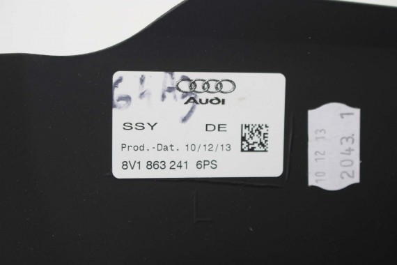 AUDI A3 TUNEL ŚRODKOWY 8V1863241 6PS - czarny 8V1 863 241 8V1863241 8V 8V1863241J 6PS czarny soul 8V1863241 8V1863241J 8V1863241