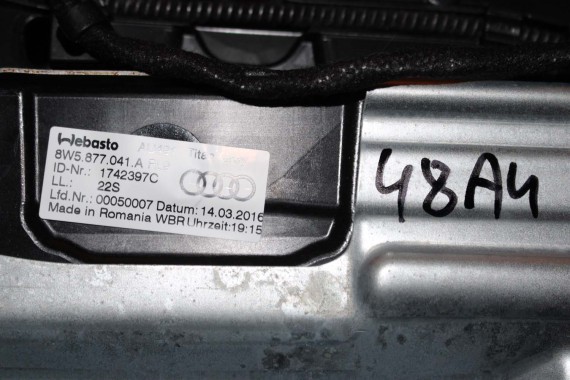 AUDI A4 SEDAN SZYBERDACH 8W5877041A 8W5 877 041 A 8W B9 8W5877041 8W5877071 3G5877795 8W5877049 8W5877049A 8W5877049B 8W5877255