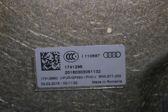 AUDI A4 SEDAN SZYBERDACH 8W5877041A 8W5 877 041 A 8W B9 8W5877041 8W5877071 3G5877795 8W5877049 8W5877049A 8W5877049B 8W5877255
