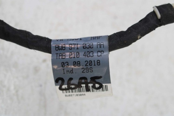 AUDI A5 8W F5 WIĄZKA ELEKTRYCZNA DRZWI 8W8971030AA 8W8 971 030 AA instalacja przód przednia kamera 360 4*4 SPORTBACK 8W8971030AA