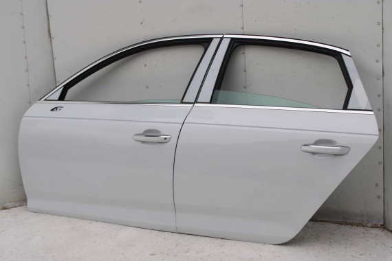 AUDI A4 SEDAN 8W B9 LS9R DRZWI LEWE PRZÓD + TYŁ STRONA LEWA przednie + tylne 2 sztuki 2Y2Y 8W0831051 8W5833051 8W0831051A białe