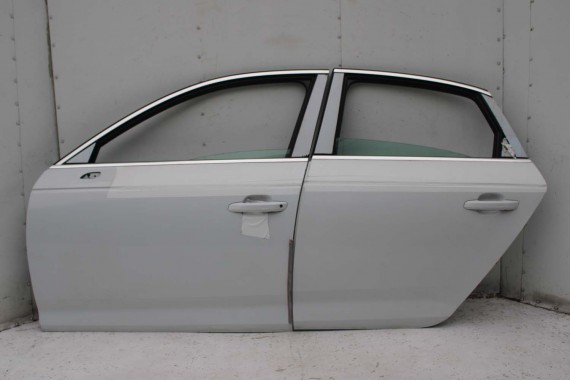AUDI A4 SEDAN 8W B9 LS9R DRZWI LEWE PRZÓD + TYŁ STRONA LEWA przednie + tylne 2 sztuki 2Y2Y 8W0831051 8W5833051 8W0831051A białe