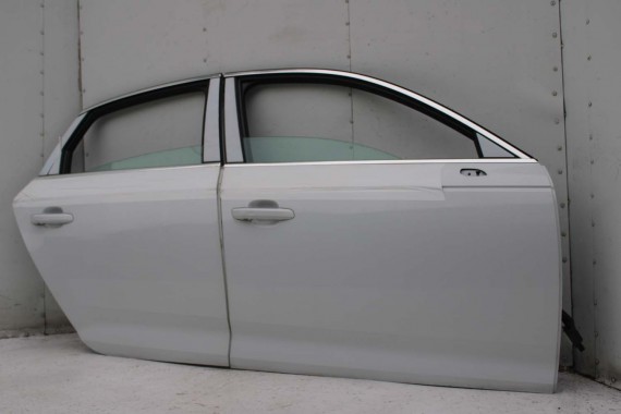 AUDI A4 SEDAN DRZWI PRAWE PRZÓD + TYŁ STRONA PRAWA przednie + tylne 2 sztuki 2 szt. 8W B9 biały LS9R 2Y2Y 8W0831052 8W5833052