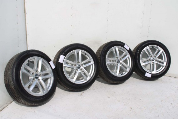 AUDI A4 A5 FELGI 17 cali OPONY KOŁA felga 8W0601025E 7.5J*17H2 ET38 8W opona 225/50/17 8W0601025E 8W0601025E 8W0601025 8W0601025