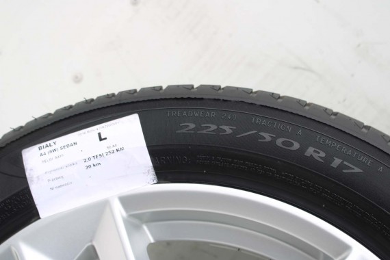 AUDI A4 A5 FELGI 17 cali OPONY KOŁA felga 8W0601025E 7.5J*17H2 ET38 8W opona 225/50/17 8W0601025E 8W0601025E 8W0601025 8W0601025