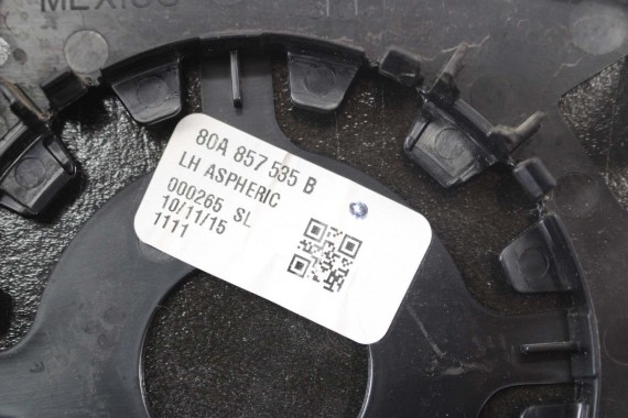 AUDI Q5 Q7 WKŁAD LUSTERKA PODGRZEWANEGO 4M0857535B 4M0 857 535 B lewe strona lewa kierowcy SZKŁO 4M0857535B 80A857535B 4M0857535