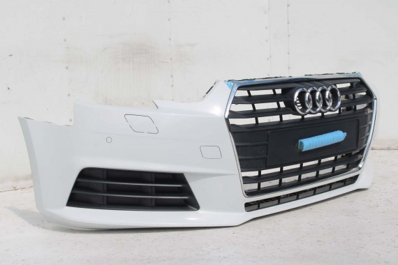 AUDI A4 8W PRZÓD maska błotniki zderzak przedni 2Y2Y LS9R Biały B9 8W0807065 8W0807611 8W0821105A 8W0821106A 8W0823029 8W0807681