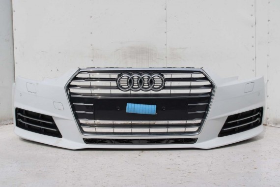 AUDI A4 8W PRZÓD maska błotniki zderzak pas przedni lampy wzmocnienie lampa FULL LED 2Y2Y LS9R Biały 8W0941033 8W0941034 T9 B9