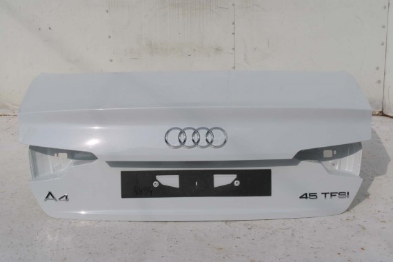 AUDI A4 SEDAN TYŁ ZDERZAK tylny + KLAPA BAGAŻNIKA 8W B9 2Y2Y LS9R biały ZESTAW KOMPLET 8W5827025 8W5807511 8W5807067 8W5807521