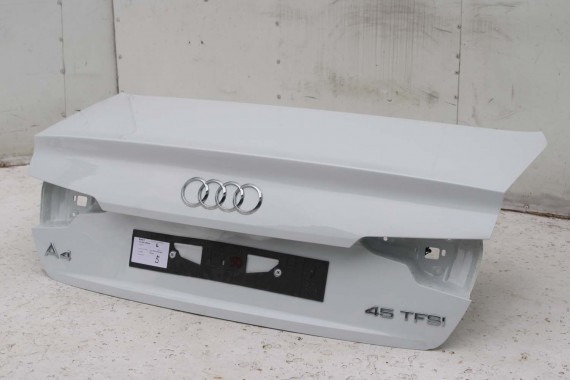 AUDI A4 SEDAN TYŁ ZDERZAK tylny + KLAPA BAGAŻNIKA 8W B9 2Y2Y LS9R biały ZESTAW KOMPLET 8W5827025 8W5807511 8W5807067 8W5807521