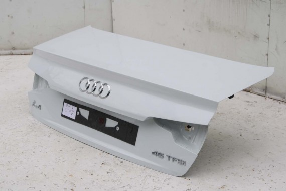 AUDI A4 SEDAN TYŁ ZDERZAK tylny + KLAPA BAGAŻNIKA 8W B9 2Y2Y LS9R biały ZESTAW KOMPLET 8W5827025 8W5807511 8W5807067 8W5807521