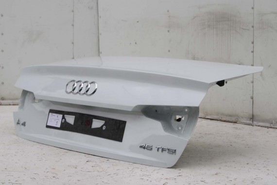 AUDI A4 SEDAN TYŁ ZDERZAK tylny + KLAPA BAGAŻNIKA 8W B9 2Y2Y LS9R biały ZESTAW KOMPLET 8W5827025 8W5807511 8W5807067 8W5807521