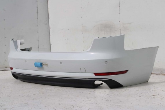 AUDI A4 SEDAN TYŁ ZDERZAK tylny + KLAPA BAGAŻNIKA 8W B9 2Y2Y LS9R biały ZESTAW KOMPLET 8W5827025 8W5807511 8W5807067 8W5807521
