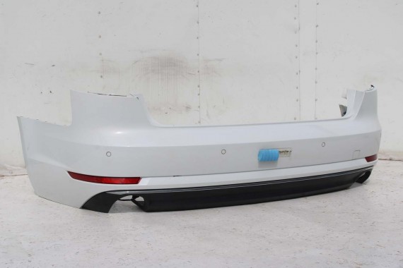 AUDI A4 SEDAN TYŁ ZDERZAK tylny + KLAPA BAGAŻNIKA 8W B9 2Y2Y LS9R biały ZESTAW KOMPLET 8W5827025 8W5807511 8W5807067 8W5807521