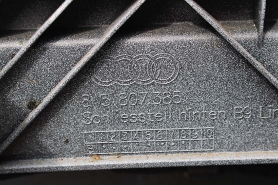 AUDI A4 SEDAN TYŁ ZDERZAK tylny + KLAPA BAGAŻNIKA 8W B9 2Y2Y LS9R biały ZESTAW KOMPLET 8W5827025 8W5807511 8W5807067 8W5807521