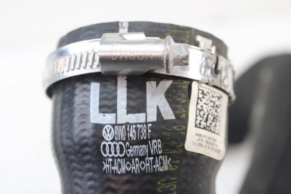 AUDI A4 A5 RURA INTERKULERA 8W0145738F 8W0 145 738 2.0 TFSi intercoolera wąż przewód 8W0145738H 8W0145738P 8W0145738F 8W0145738