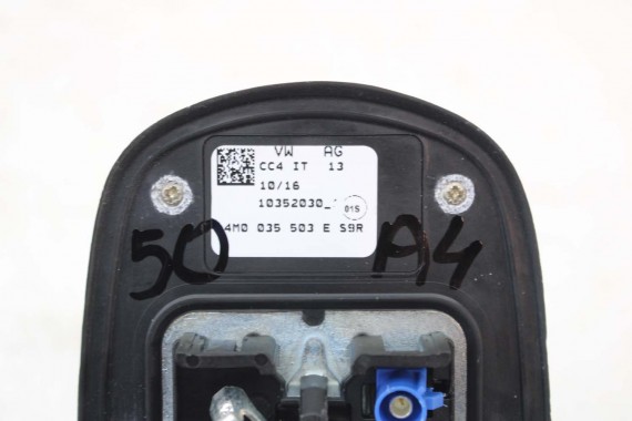 AUDI A4 8W ANTENA DACHOWA NA DACH 4M0035503E 4M0035503 4M0035503F 4M0035503L 2Y2Y LS9R Gletscherweiss Biały 4M0035503E 4M0035503
