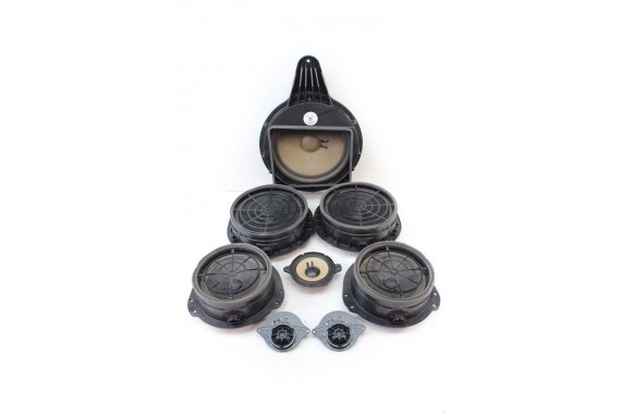 AUDI A4 SEDAN GŁOŚNIKI NAGŁOŚNIENIE 8W5035412 8W5035411 8W0035415 8W0035454 8W0035399 8W5035399 KOMPLET GŁOŚNIKÓW ZESTAW GŁOŚNIK