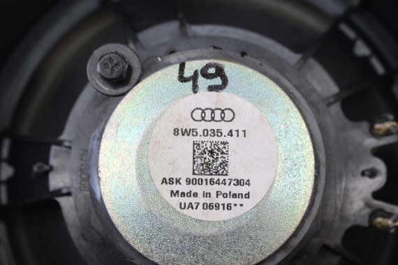 AUDI A4 SEDAN GŁOŚNIKI NAGŁOŚNIENIE 8W5035412 8W5035411 8W0035415 8W0035454 8W0035399 8W5035399 KOMPLET GŁOŚNIKÓW ZESTAW GŁOŚNIK