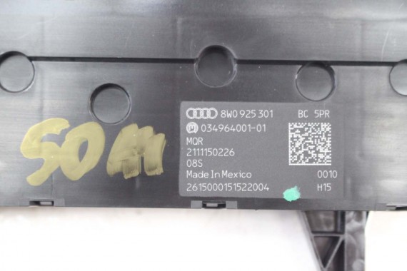AUDI A4 PANEL Z PRZYCISKAMI PRZYCISKI 8W0925301BC 8W0 925 301 BC przycisk b9 f5 sterowania 8W0925301BC 8W0925301BC 8W0925301BC
