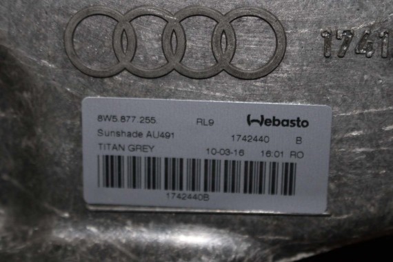 AUDI A4 SEDAN SZYBERDACH 8W5877041A 8W5 877 041 A 8W B9 8W5877041 8W5877071 3G5877795 8W5877049 8W5877049A 8W5877049B 8W5877255