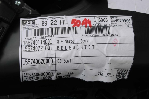 AUDI A4 8W BOCZEK BOCZKI DRZWI drzwiowe tapicerka SEDAN 8W 8W5 B9 skóra kolor czarny 8W1867103 8W1867104 8W0867303 8W0867304