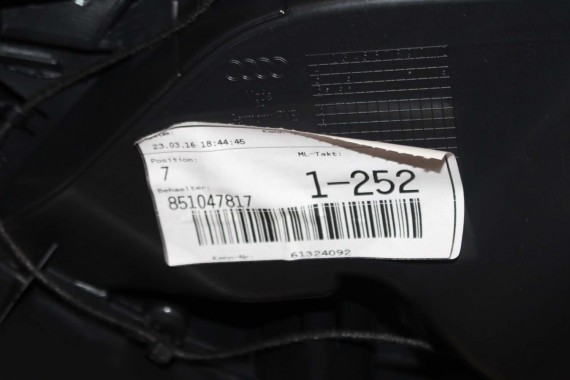 AUDI A4 8W BOCZEK BOCZKI DRZWI drzwiowe tapicerka SEDAN 8W 8W5 B9 skóra kolor czarny 8W1867103 8W1867104 8W0867303 8W0867304