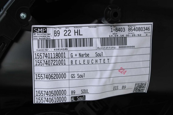 AUDI A4 8W BOCZEK BOCZKI DRZWI drzwiowe tapicerka SEDAN 8W 8W5 B9 skóra kolor czarny 8W1867103 8W1867104 8W0867303 8W0867304