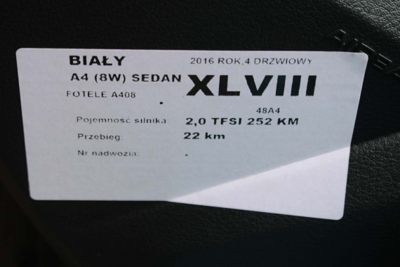 AUDI A4 8W SEDAN FOTELE KOMPLET FOTELI siedzeń siedzenia fotel tapicerka 8W5 8W skóra kolor czarny B9 fotele tapicerka czarna 8W