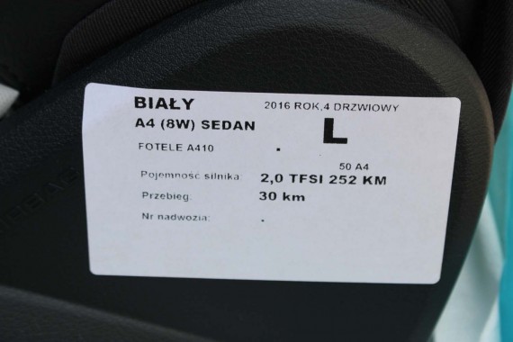 AUDI A4 8W SEDAN FOTELE KOMPLET FOTELI siedzeń siedzenia fotel tapicerka 8W5 8W skóra kolor czarny B9 fotele tapicerka czarna 8W