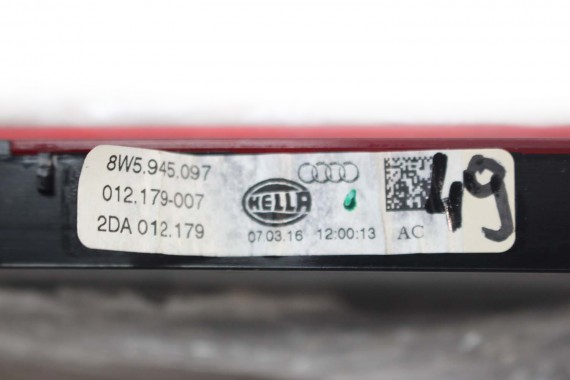 AUDI A4 SEDAN LAMPA ŚWIATŁO STOP 8W5945097 8W B9 tył tylna stopu 8W5 945 097 A8 D5 4N 8W5945097 8W5945097 8W5945097 8W5945097
