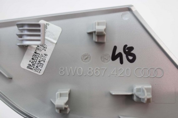 AUDI A4 LISTWY OZDOBNE DEKORY 8W1863969 8W1853189 8W1853190 8W0867409L 8W0867410L 8W0867419 8W0867420 dekor listwa 8W 8W1863969R