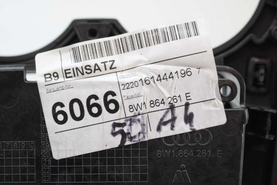 AUDI A4 A5 TUNEL ŚRODKOWY + PODŁOKIETNIK 8W0864283 8W1863241 8W0864207 8W1 863 241 8W b9 f5 LED 8W0864283 8W1863241 8W0864207