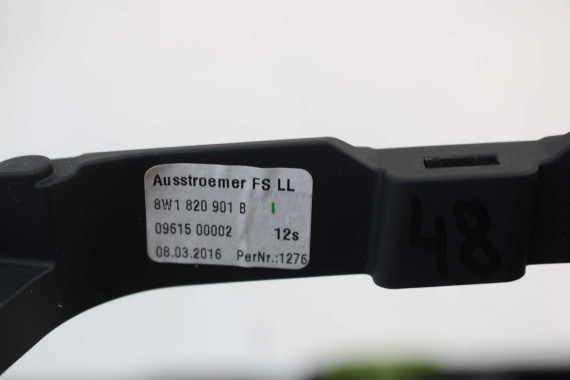 AUDI A4 A5 WLOTY 8W1820901B 8W1820902D KRATKI NAWIEWU KONSOLI 8W1 820 901 8W1820902B WLOT POWIETRZA 8W F5 8W1820901C 8W1820901A