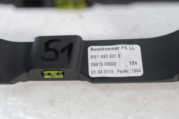 AUDI A4 A5 WLOTY 8W1820901B 8W1820902D KRATKI NAWIEWU KONSOLI 8W1 820 901 8W1820902B WLOT POWIETRZA 8W F5 8W1820901C 8W1820901A
