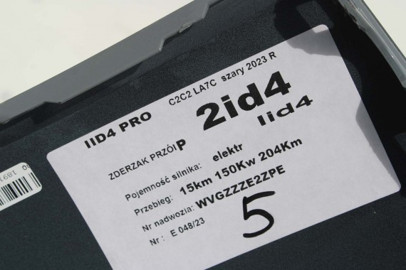 VW ID4 Pro PRZÓD maska błotniki zderzak pas przedni lampy wzmocnienie błotnik lampa C2C2 LA7C 11B941005A 11B941006A FULL LED