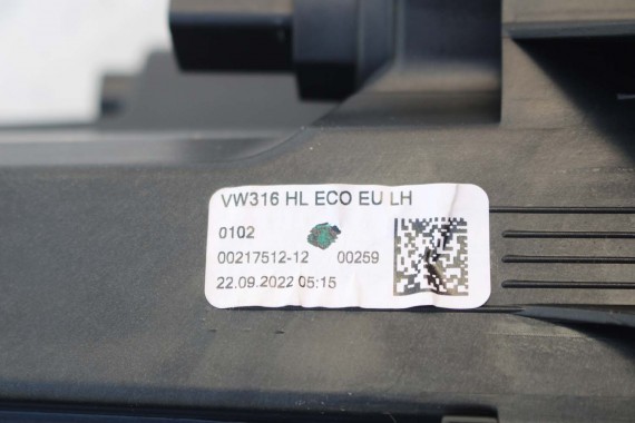 VW ID4 Pro PRZÓD maska błotniki zderzak pas przedni lampy wzmocnienie błotnik lampa C2C2 LA7C 11B941005A 11B941006A FULL LED