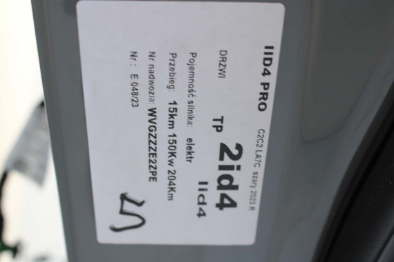 VW ID4 Pro DRZWI LEWE PRZÓD + TYŁ STRONA LEWA przednie + tylne 2 sztuki C2C2 LA7C 11A831055A 11A833055 11A831055 11A833055